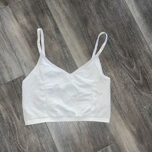 White Workout Tank
